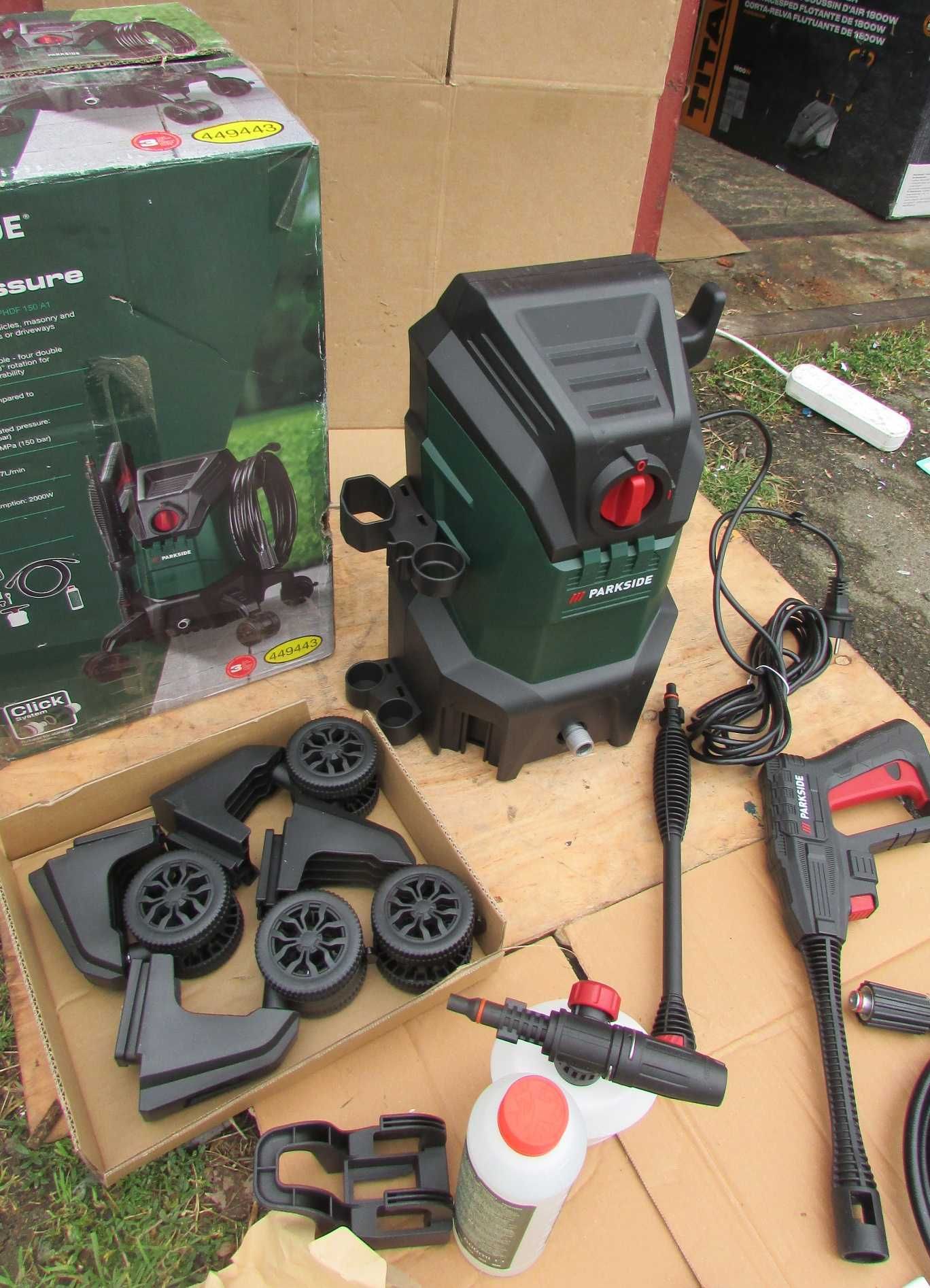Мінімийка, мийка високого тиску Parkside PHDF 150A1 150бар(з Німеччини