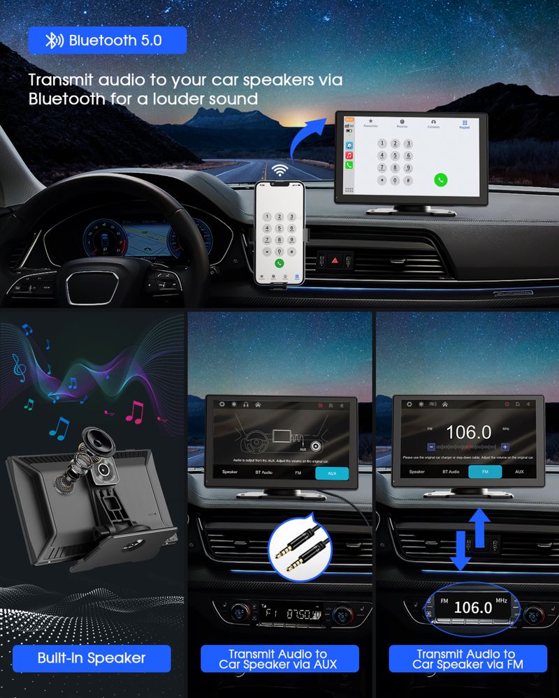 Монітор Carplay з відеореєстратором 4К Avylet Rc07