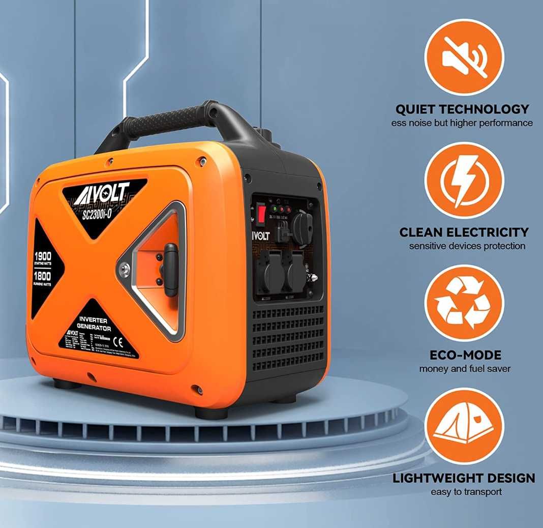 Бензиновый инверторный генератор 1900 Вт AIVOLT В НАЛИЧИИ