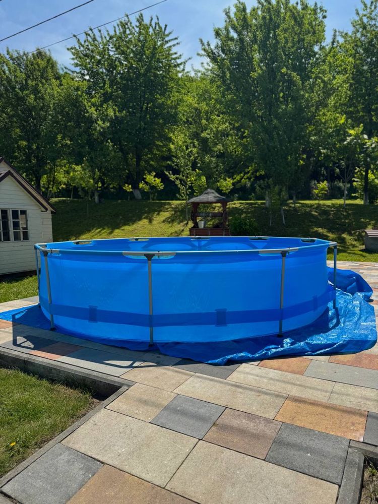 Каркасний круглий басейн Avenli 305×76 см для дітей та дорослих