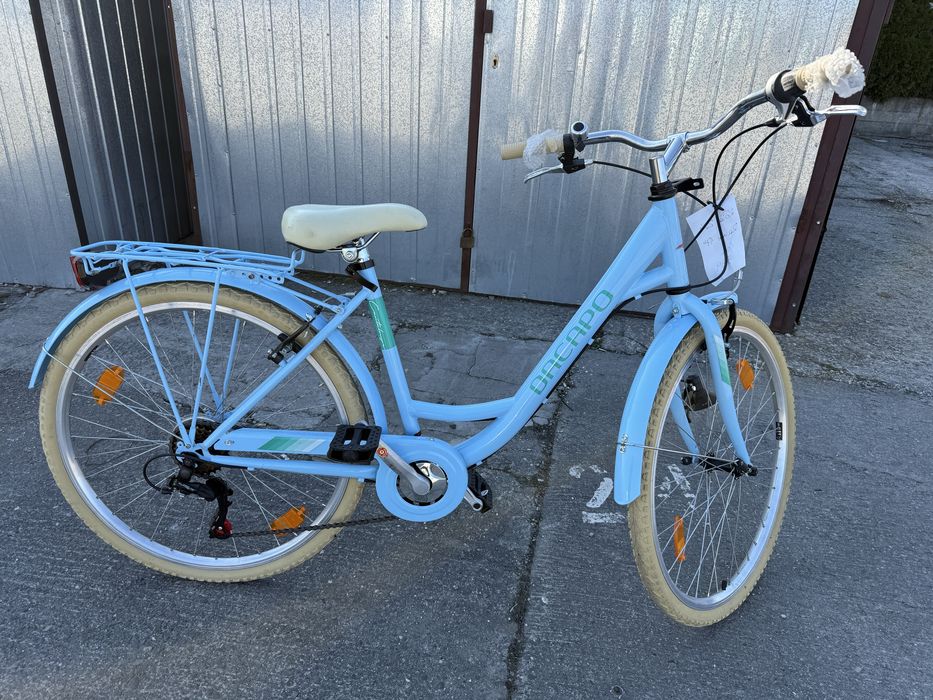 Rower miejski Dacapo 26 rama 17” Shimano, blotniki, lampki