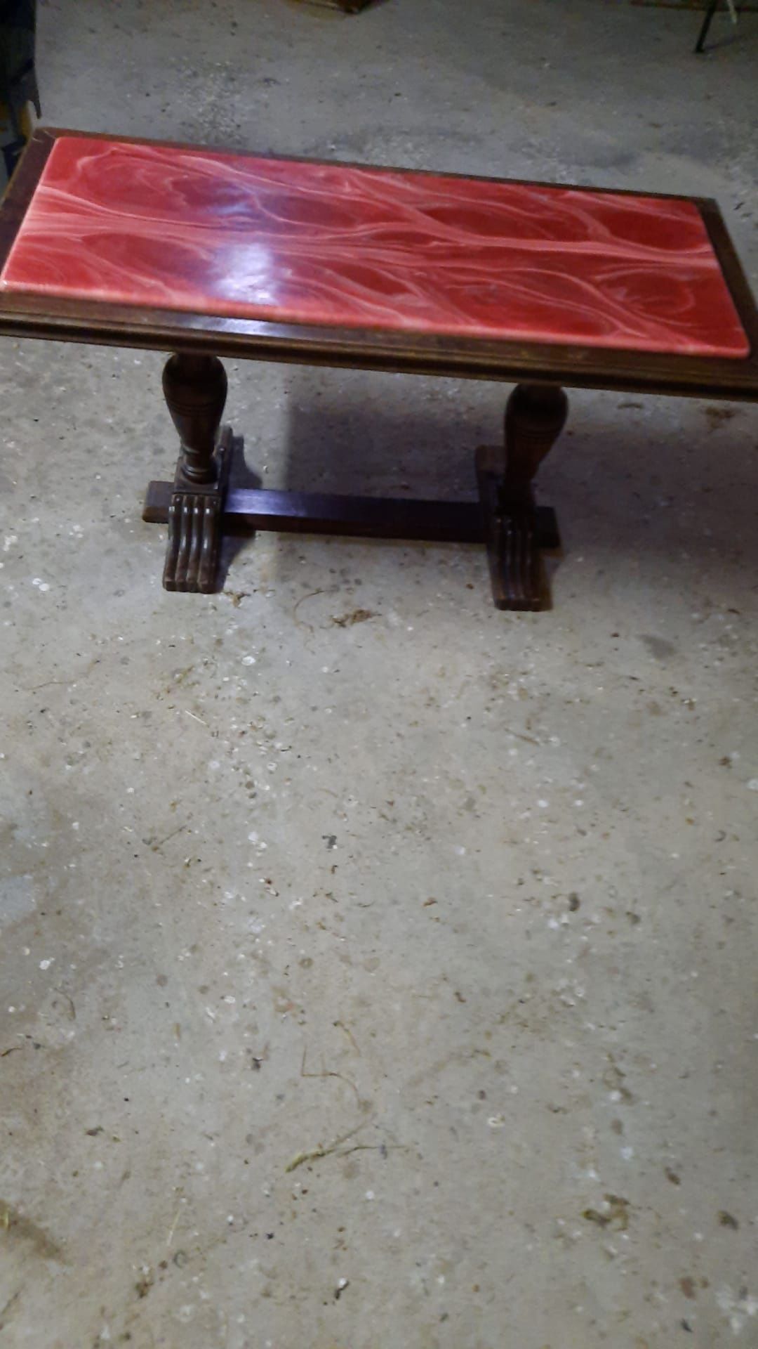 Mesa de centro com pedra