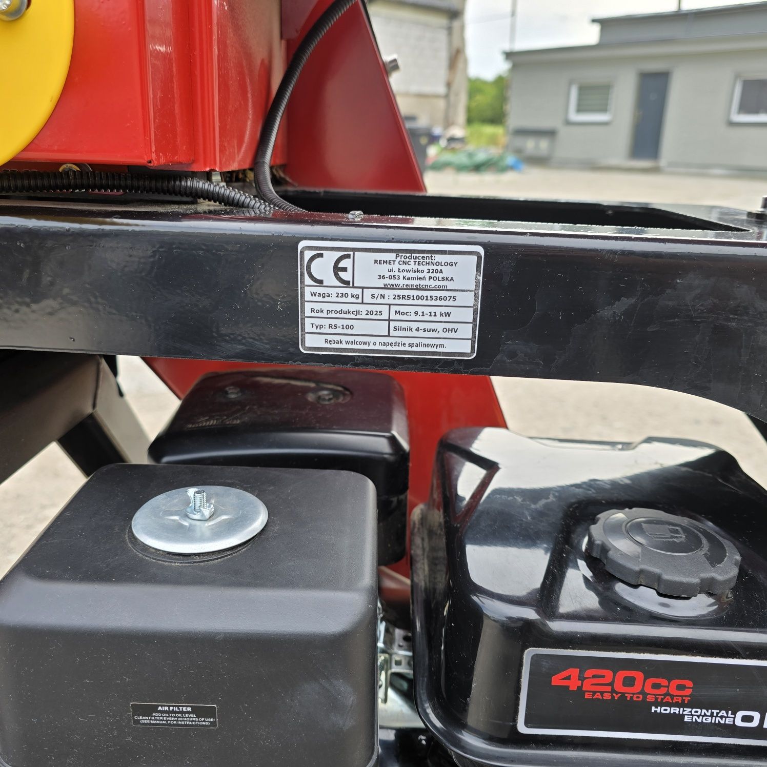 Rebak spalinowy tnący REMET RS-100