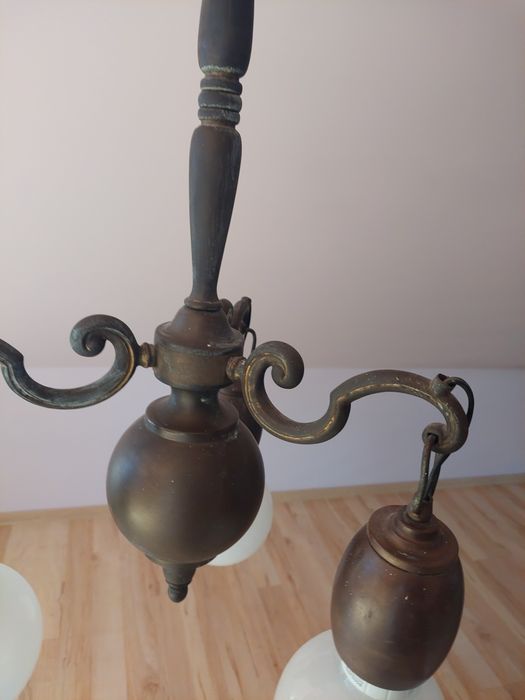 Przedwojenna lampa sufitowa secesja