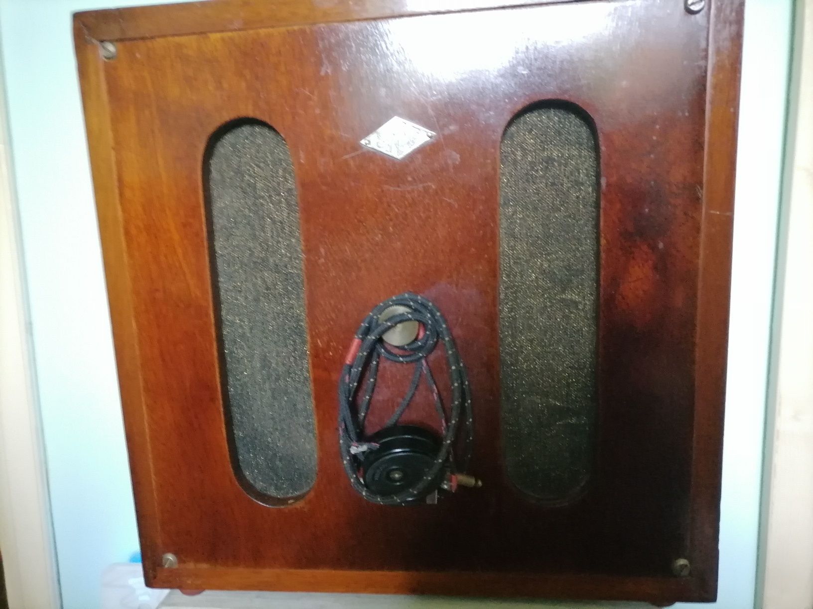 Kolekcjonerski głośnik radiowy z lat 20 tych