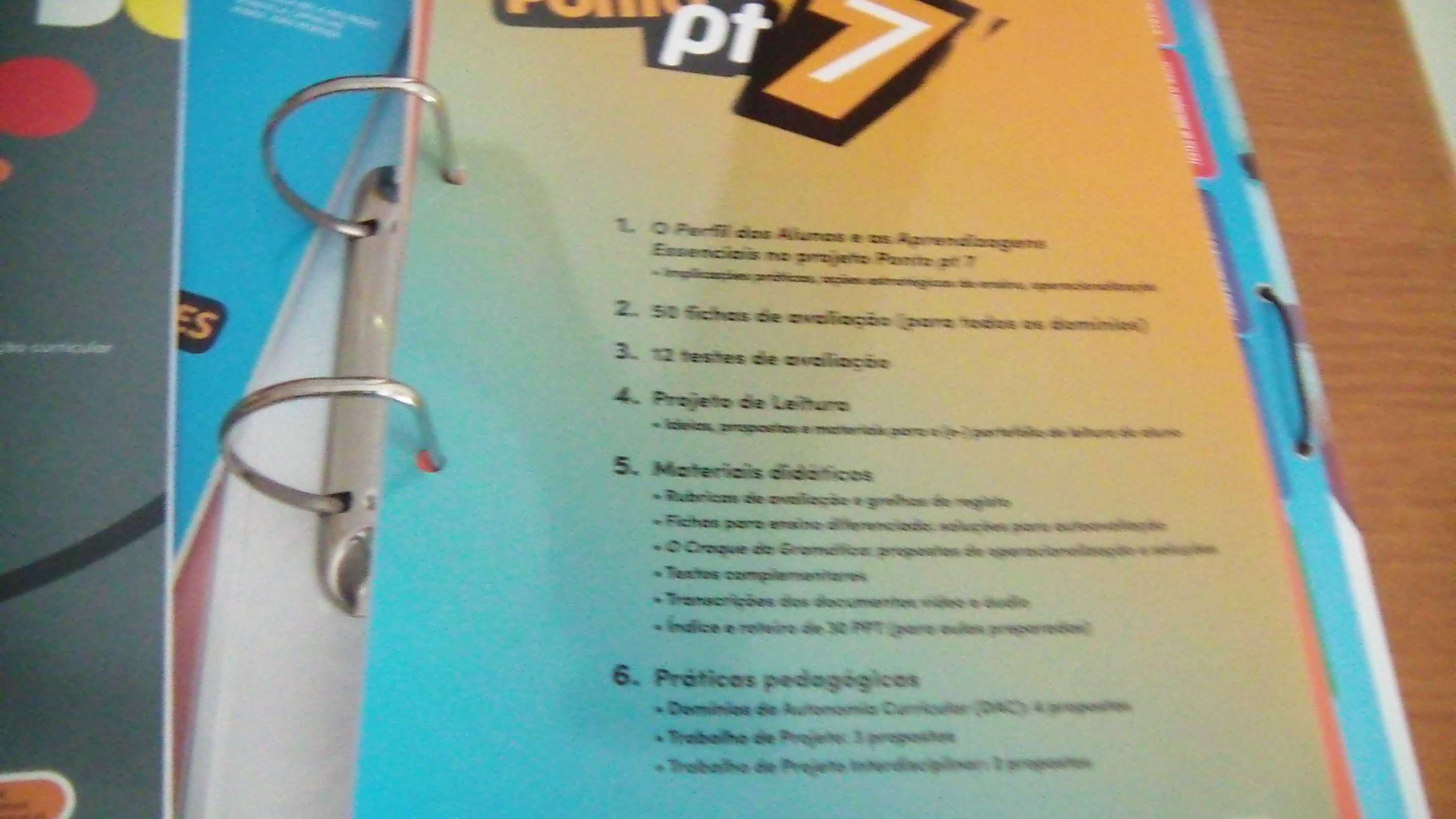 Ponto.pt 7 - Português - 7.º Ano Areal editores (Professor)