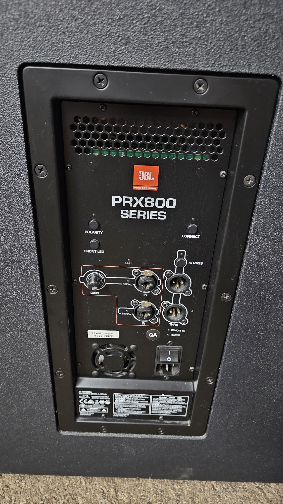 Kolumny aktywne JBL PRX835W + PRX818XLFW