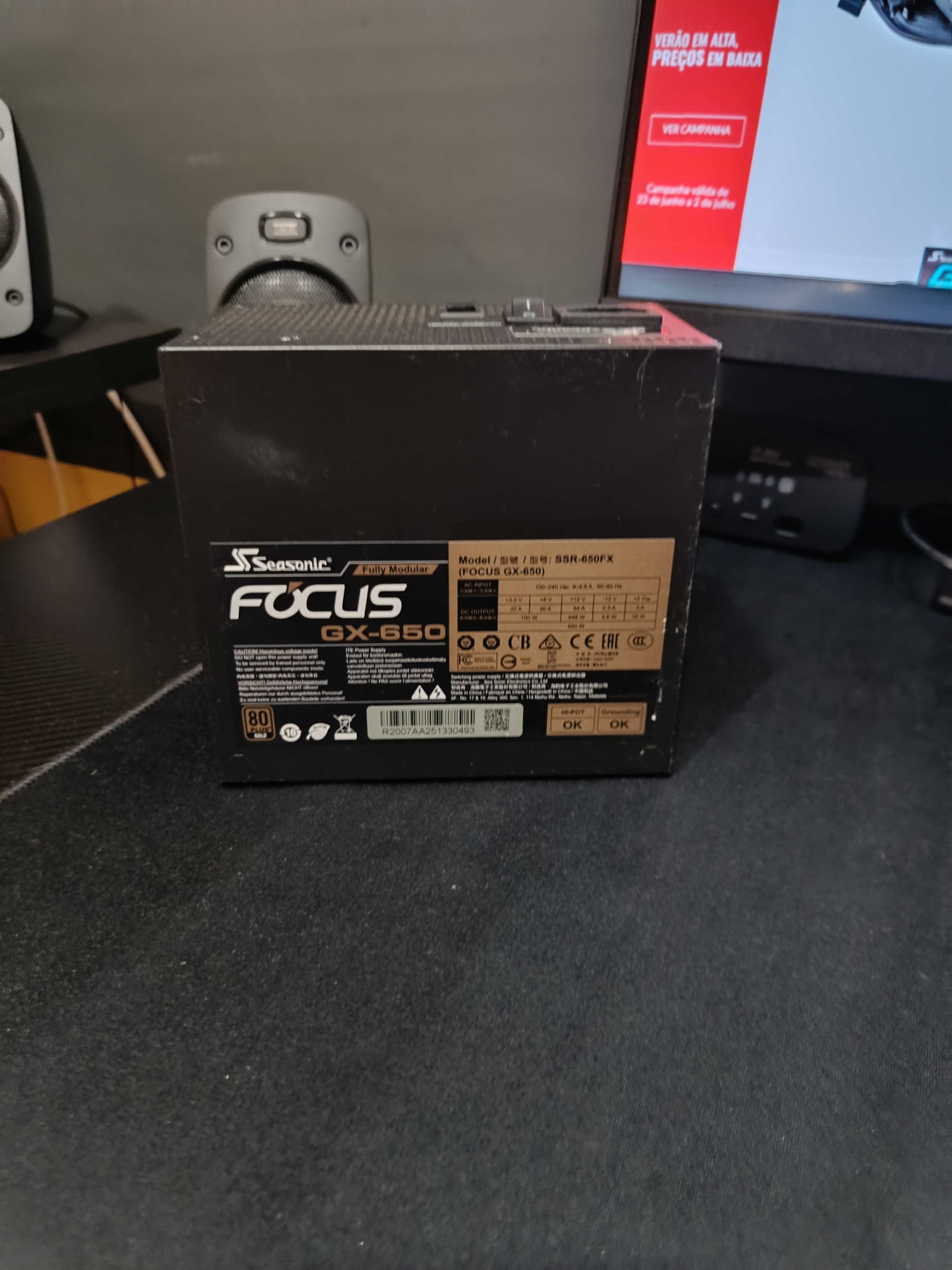 Fonte de Alimentação Seasonicfocus Gold GX 650W