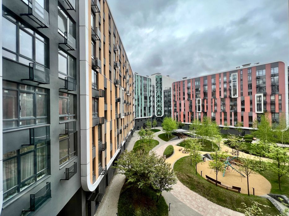 Гармонійна 1-кім 44м2 з двостороннім плануванням в ЖК Республіка