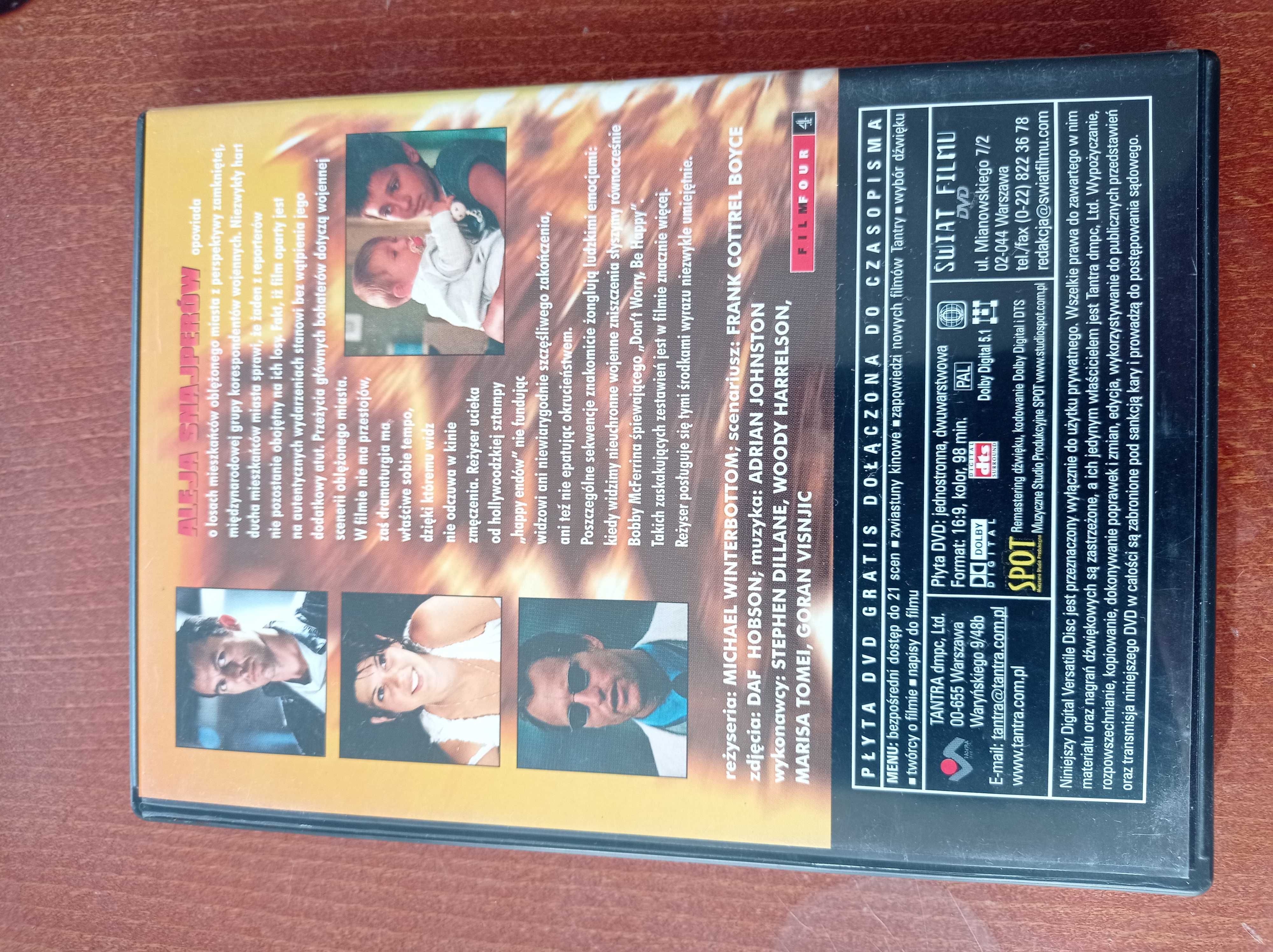 Aleja snajperów - film DVD