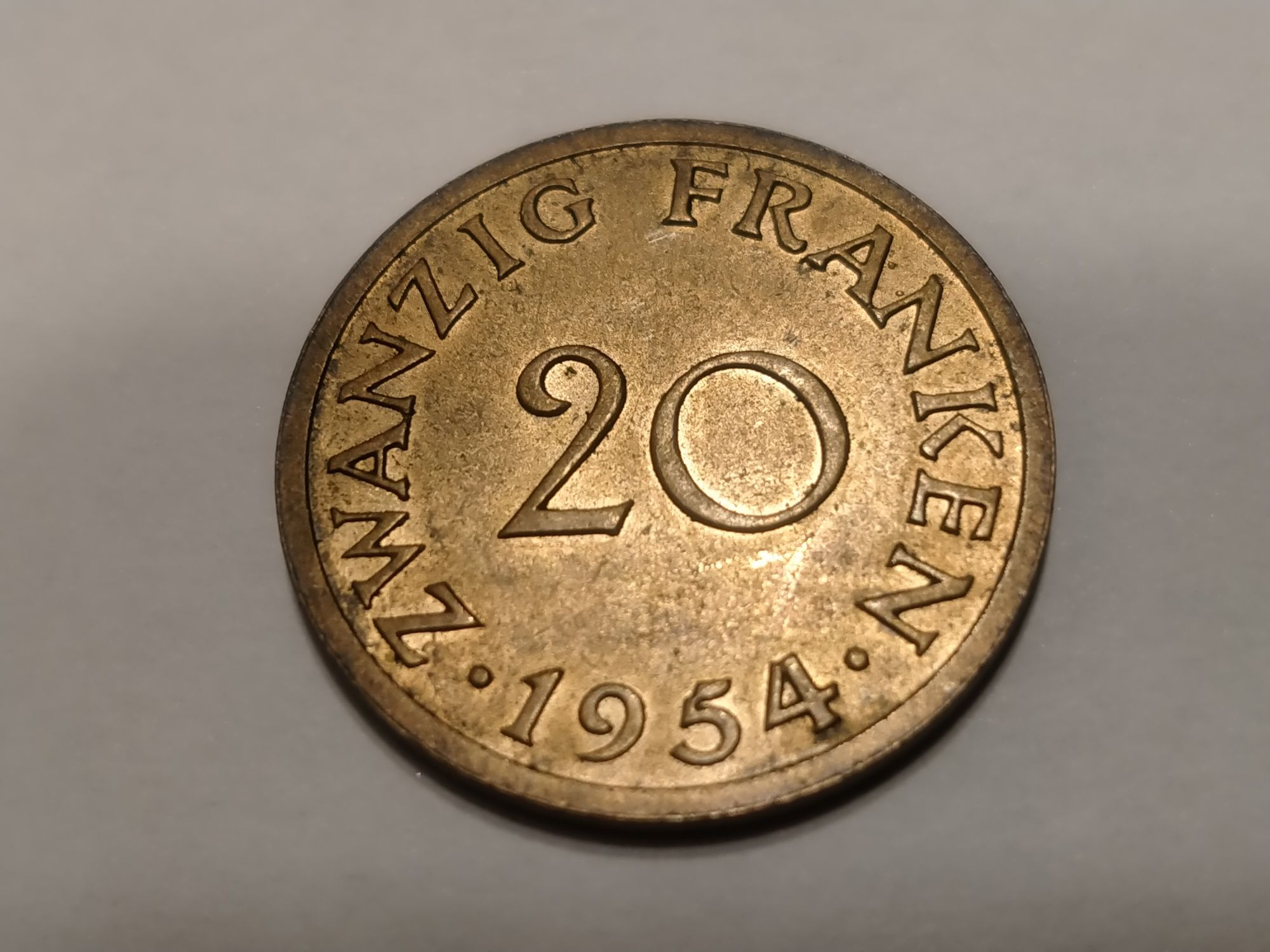 5 pf. 10 pf. Niemcy, alianci, emisja wojskowa. Saarland 10, 20 franków
