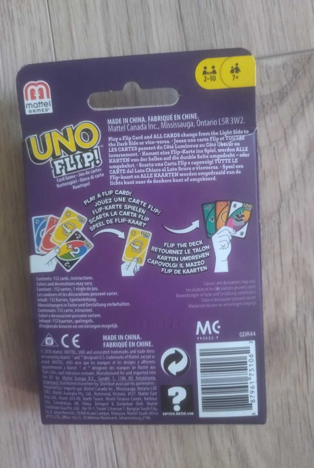 UNO FLIP – gra karciana