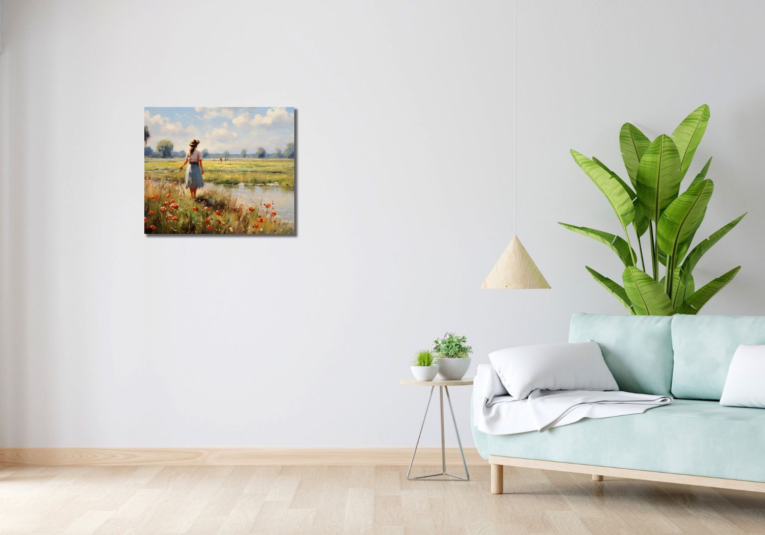 Obraz 60x50cm Wiejski Spokój