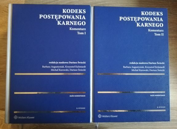 Kodeks postępowania karnego Komentarz Tom 1 i 2 Świecki Dariusz