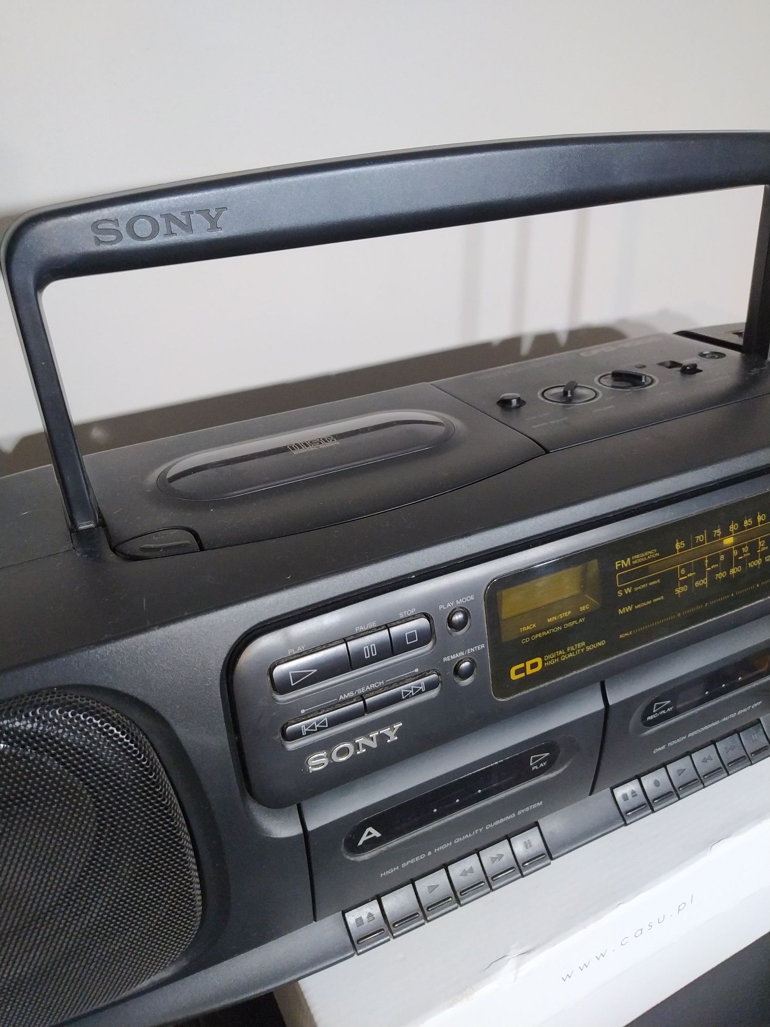 Sony CFD-100S boombox radio magnetofon cd