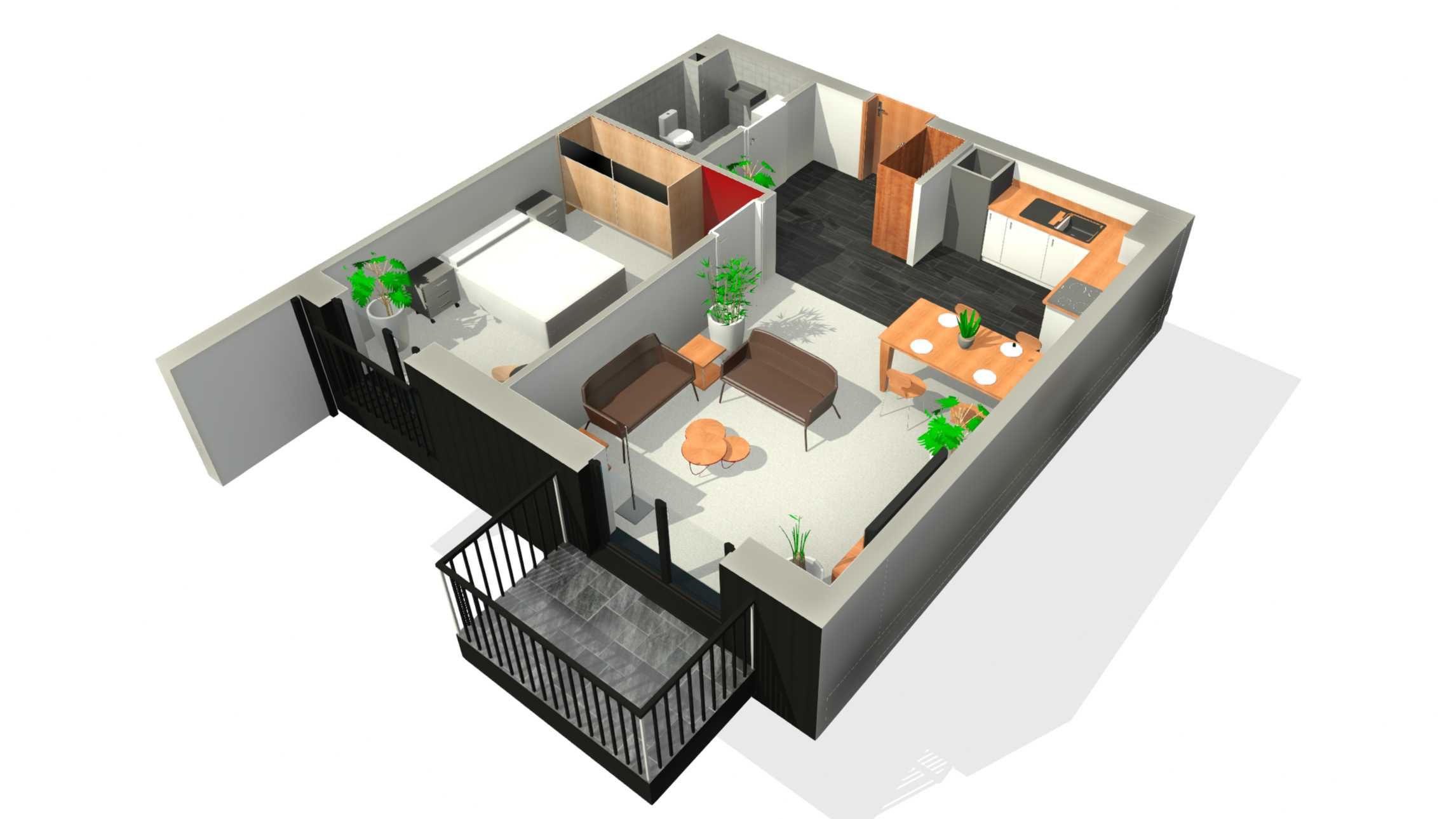 Nowe mieszkanie - stan deweloperski - Nakło Gold Light - 50 m2