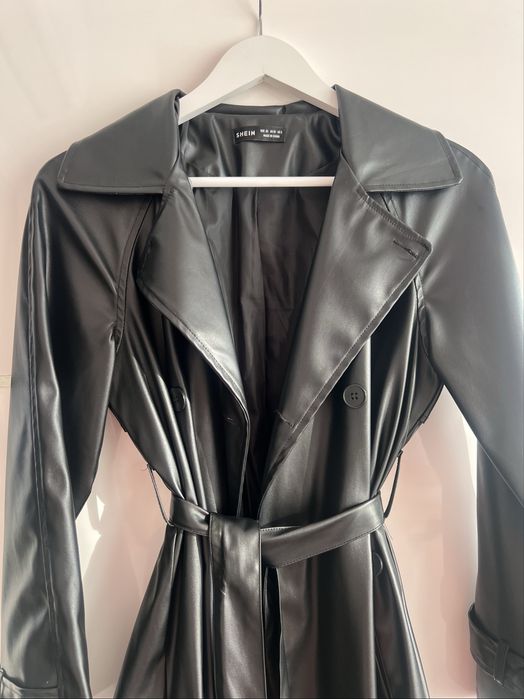 Gabardine couro mulher