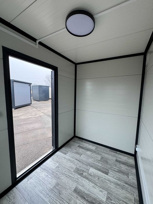 Stróżówka / Pawilon 3×2 m – Płyta 120 mm, Elektryka – GOTOWY DO UŻYCIA