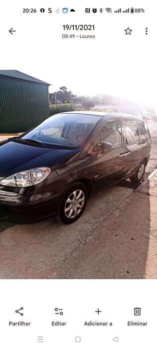 Peugeot 807 navteq 2.2 HDI com 260.000 de 2005.