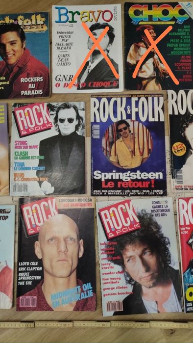 Revistas Música Rock & Folk antigas