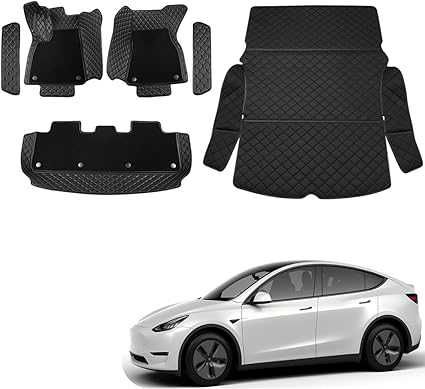 Килимки Tesla Model Y Tesla 2021-2024 Boot Mats всепогодні