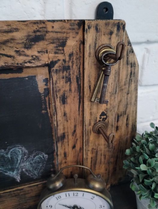 Antyczna półka drewno