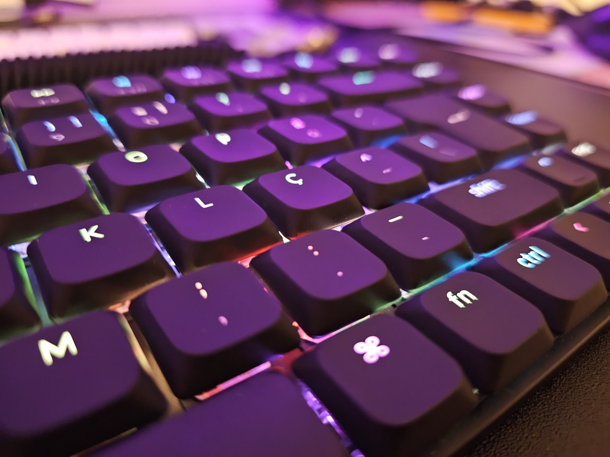 Keychron - ISO PT Low Profile Shine-Through ABS LSA Full Set Keycap Se
