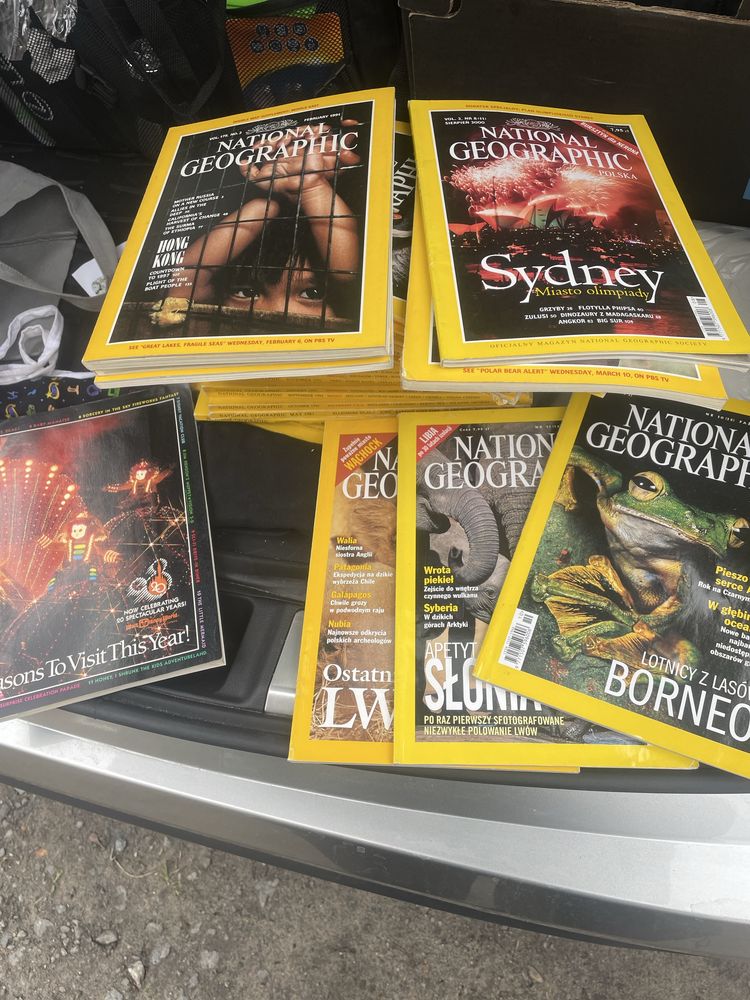 Czasopisma National Geographic w j angielskim rozne roczniki
