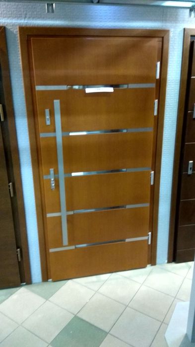 Drzwi Porta Mikea Doorsy Barański  złoty dąb orzech mahoń antracyt