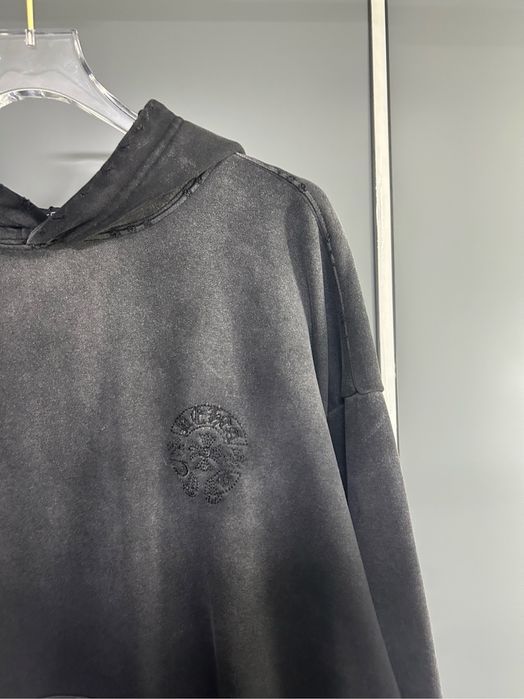 CHROME HEARTS худи мужское оверсайз унисекс серое черное оригинал