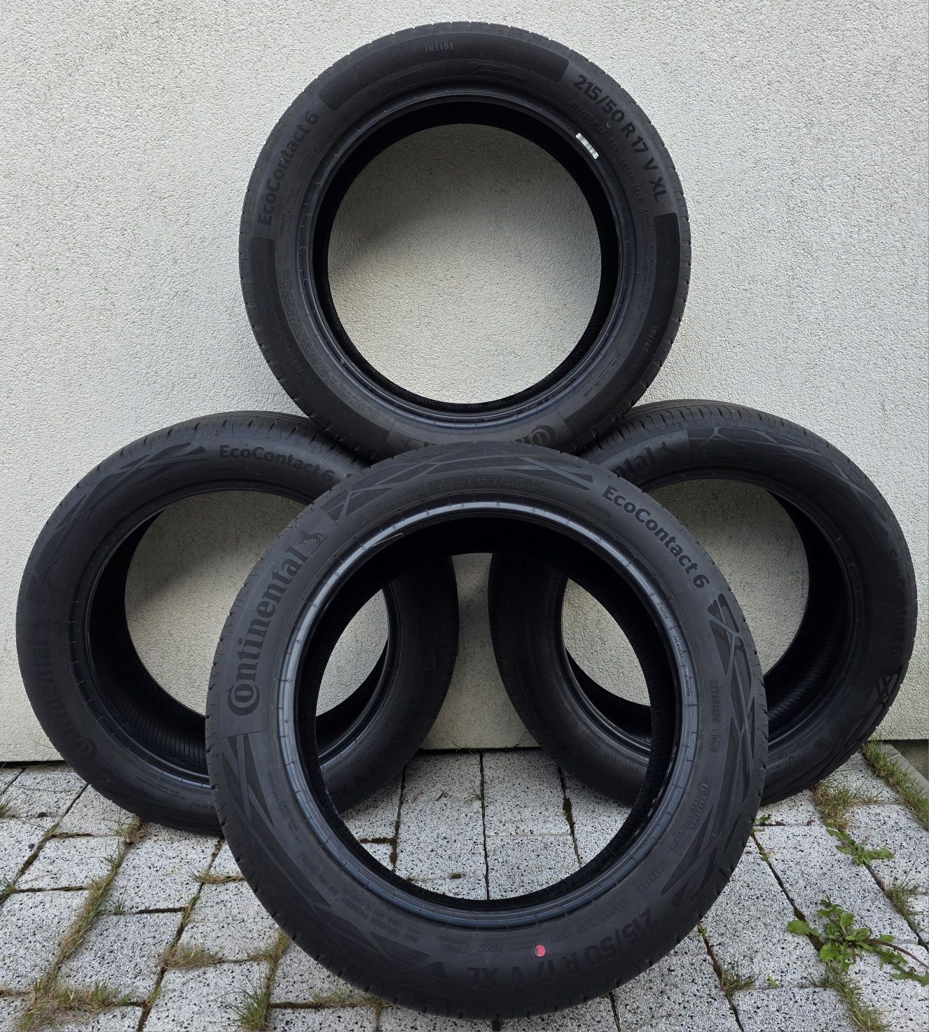 Continental EcoContact 6 215/50R17V XL produkcja 2025, pierwszy montaż