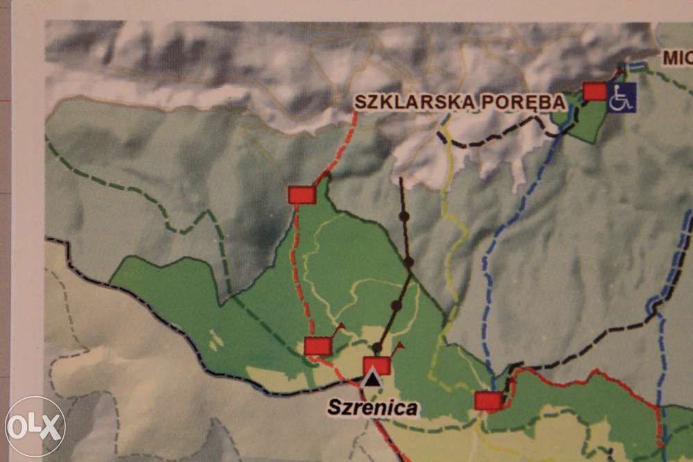 Karkonoski Park Narodowy-szlaki turystyczne-mapa-mapy-mapki-838