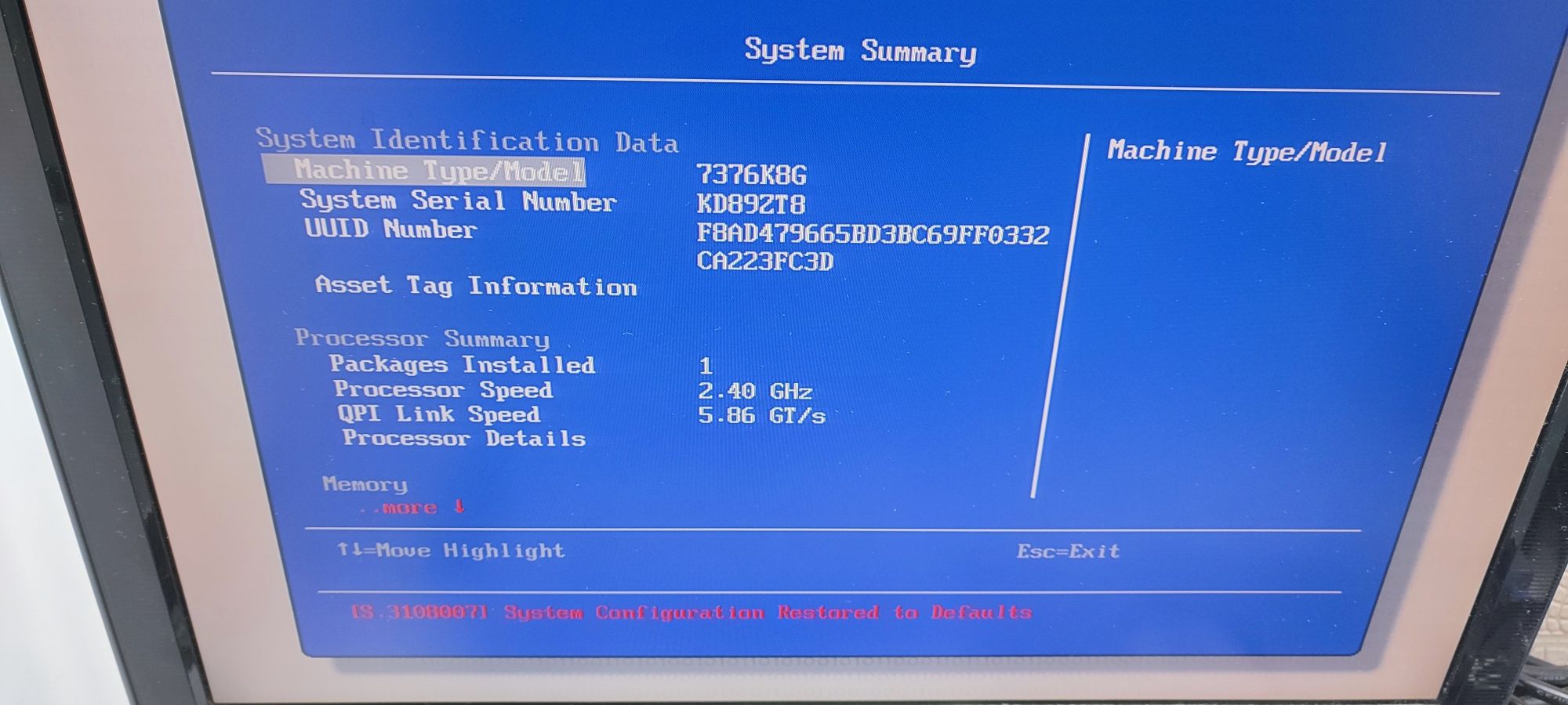 Продам сервер IBM System x3620 M3 (7376-K8G)
