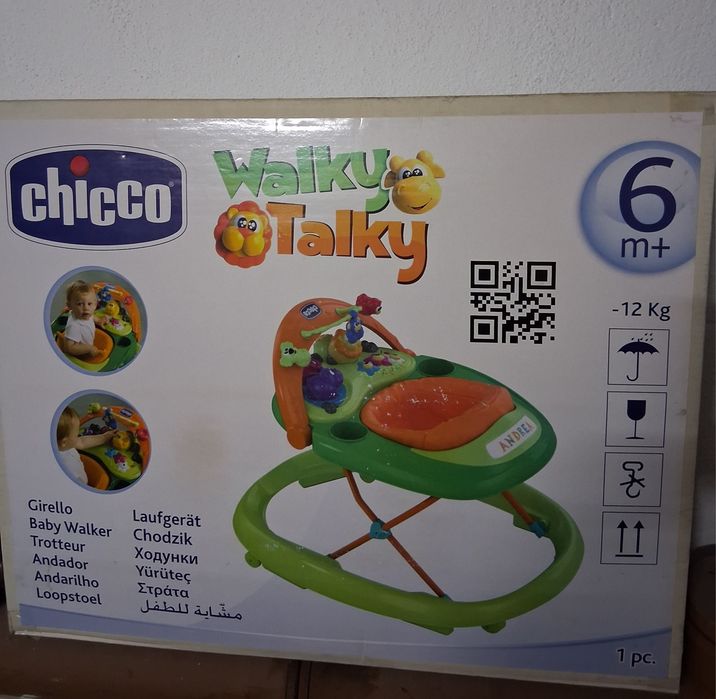 Andarilho Chicco Walky Talky - Como Novo,  6m+