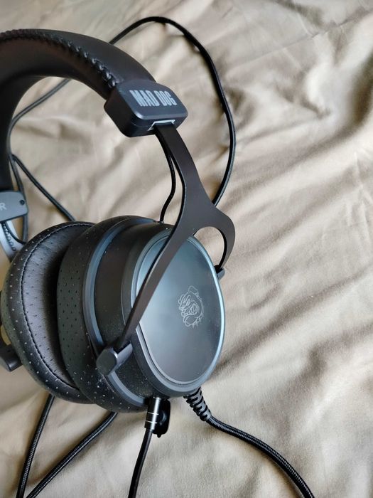 Słuchawki MAD DOG GH800 gamingowe podświetlenie RGB