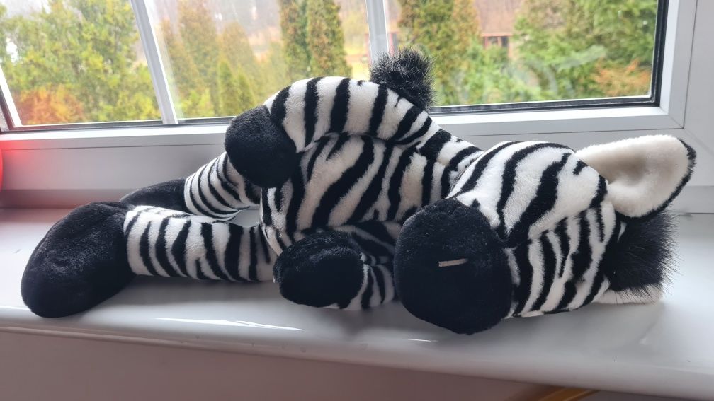 Duża przytulanka zebra NICI,dł.56 cm