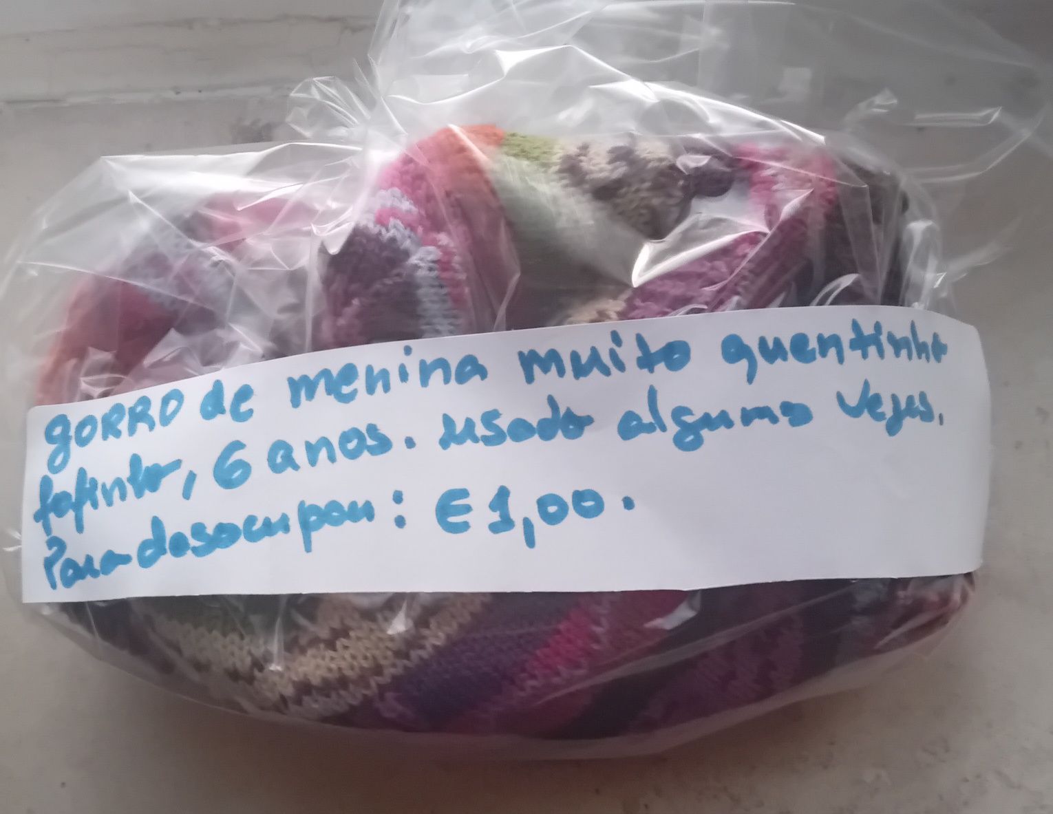Gorro de menina  várias cores