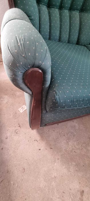 Sofá Cama  , 3 peças  Verde