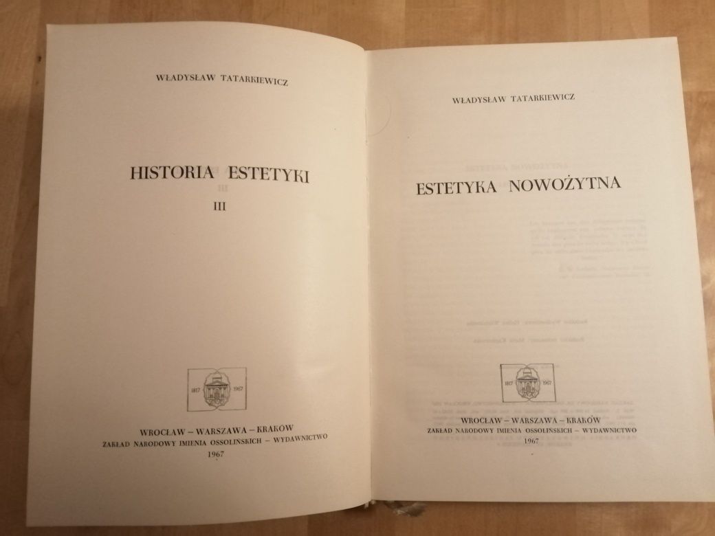 Estetyka nowożytna Tatarkiewicz