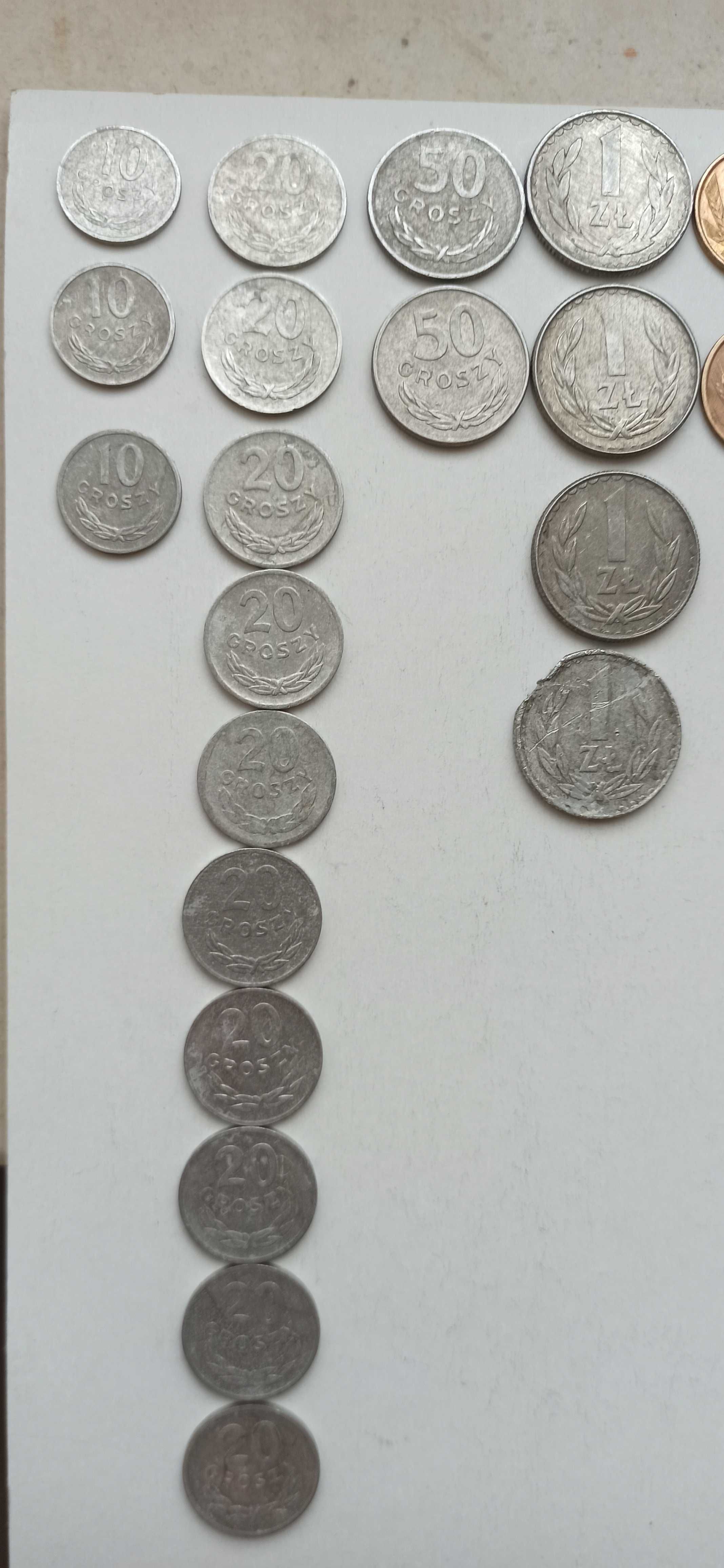 Monety moneta kolekcje numizmatyka z prywatnej kolekcji PRL