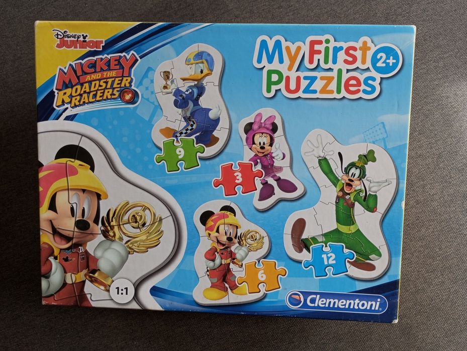 Clementoni pierwsze puzzle Disney Junior Myszka Miki i raźni rajdowcy