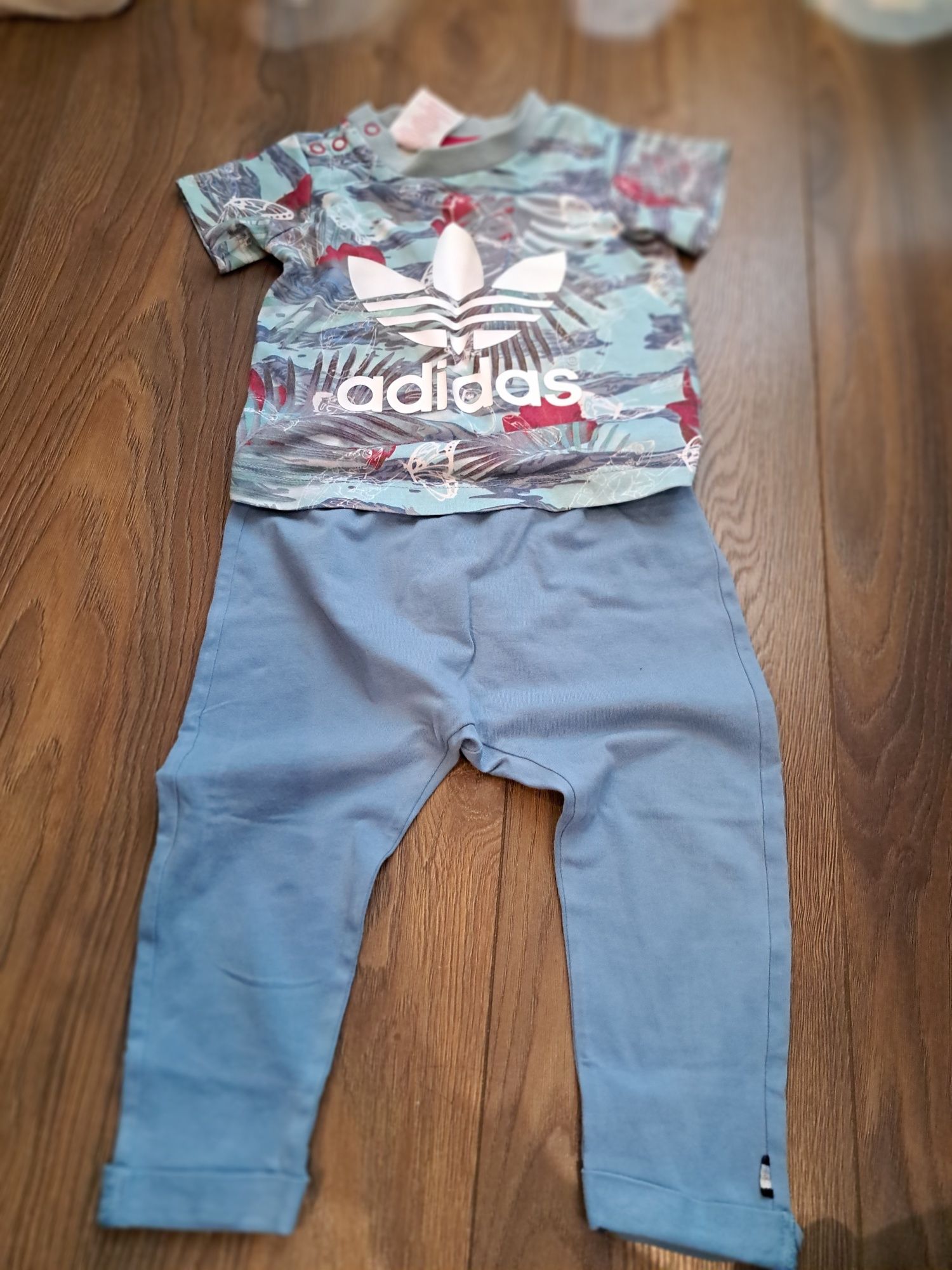 Mega paka r.80 chlopiec wiosna lato next Adidas h&m