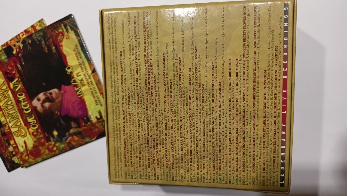 Carlos Santana 19 cd box używany