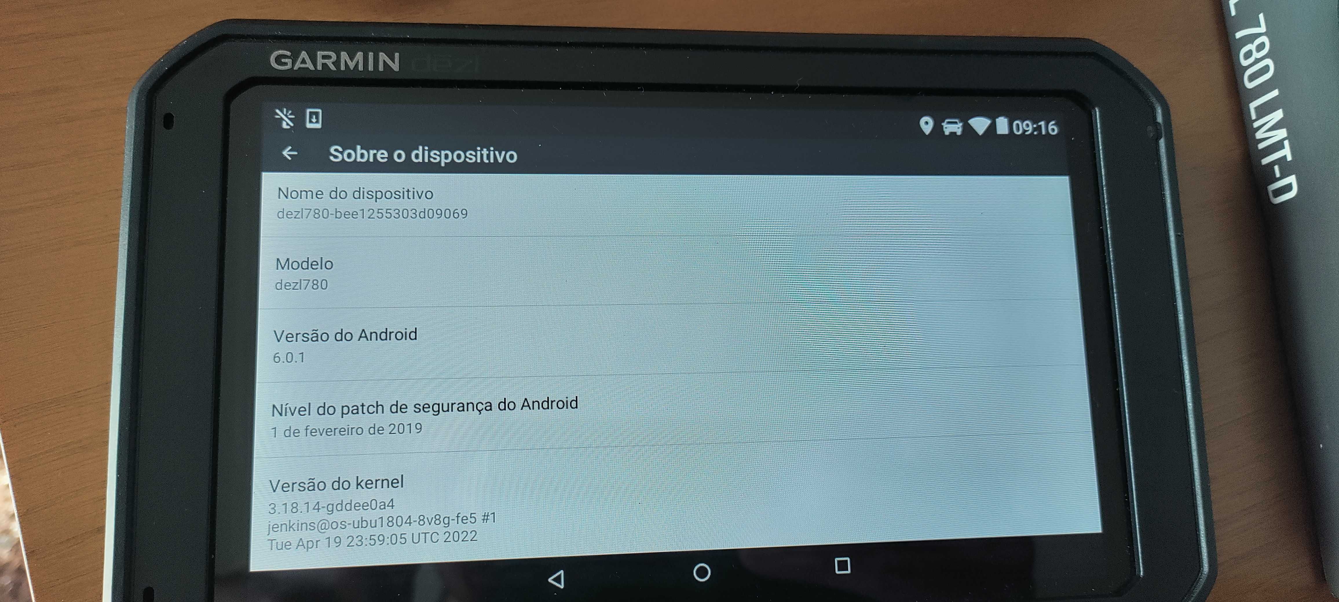 GPS Garmin DEZL 780 LMT-D Camiões Autocaravanas Mapas e Trânsito Vita