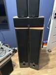Zestaw glosnikow z amplitunerem Maudio, magnat, onkyo