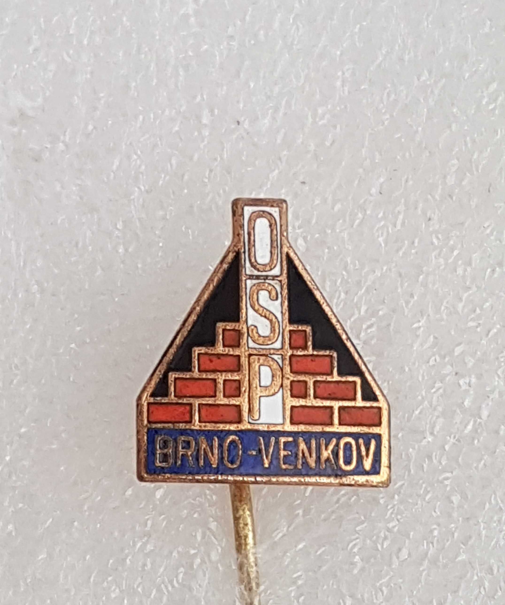 Odznaka CSSR-Brno-Venkov- OSP-Republika Czeska