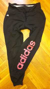 Czarne Spodnie dresowe Adidas M Climalite