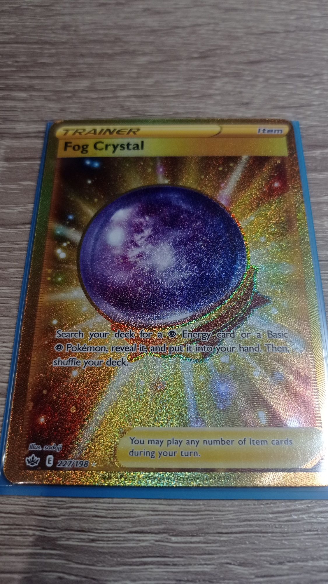 Fog crystal 227/198 pokemon TCG