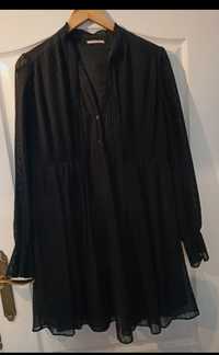 Czarna luźna sukienka Orsay, r. 40