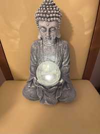 Figurka budda lampa solarna